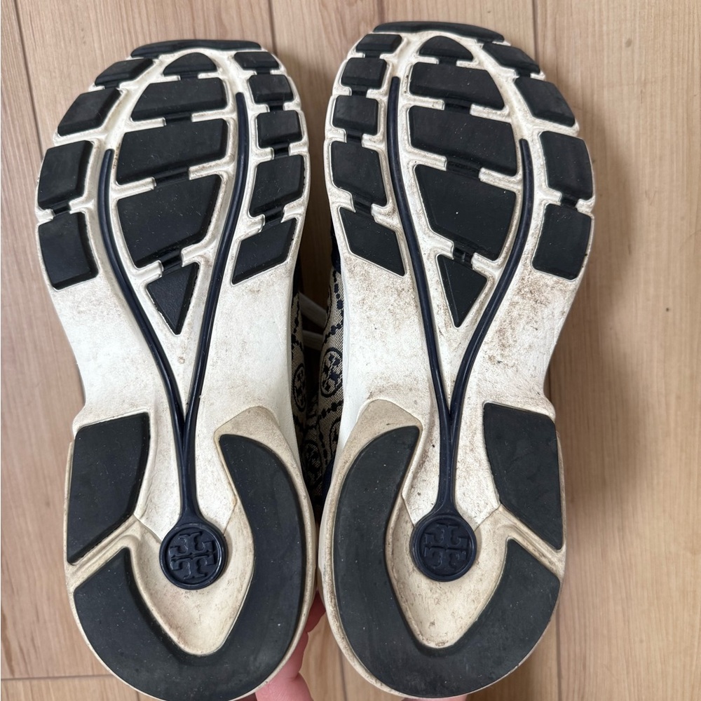 Tory Burch NAVY T MONOGRAM Sneaker - Picture 6 of 6